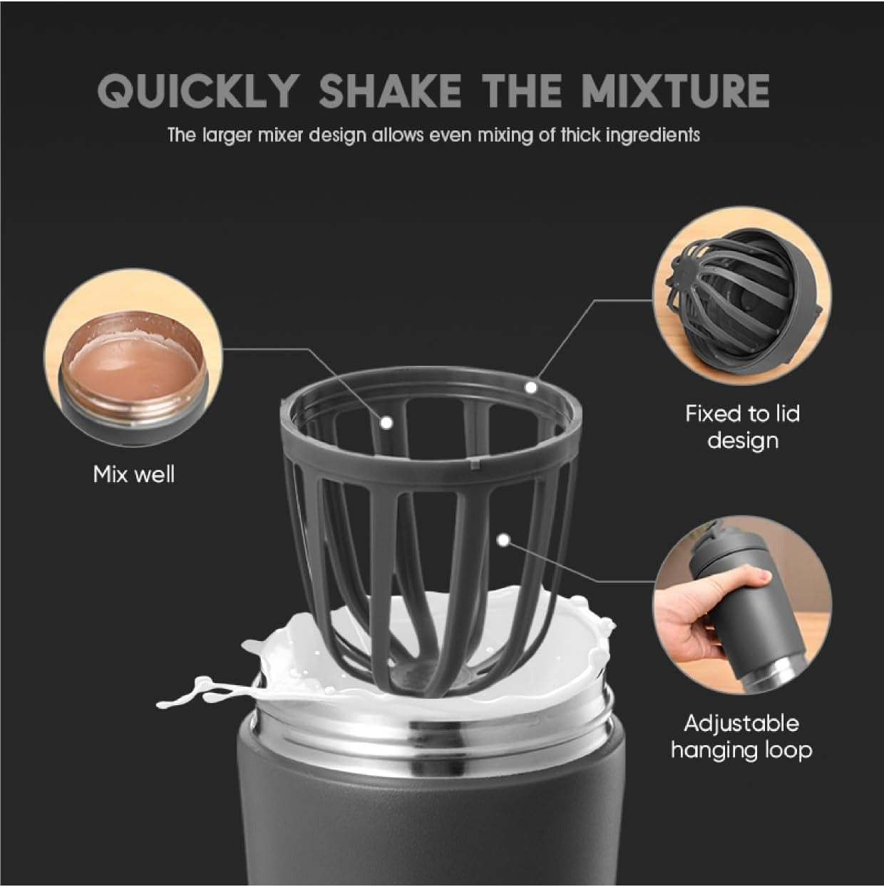 Powerblend Elite Shaker Bottle