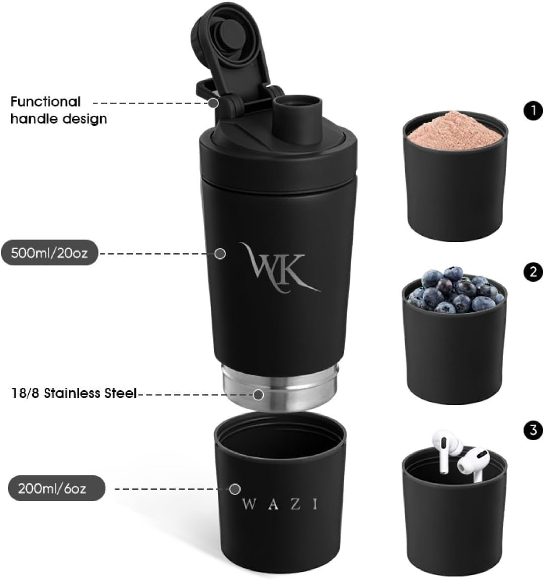 Powerblend Elite Shaker Bottle